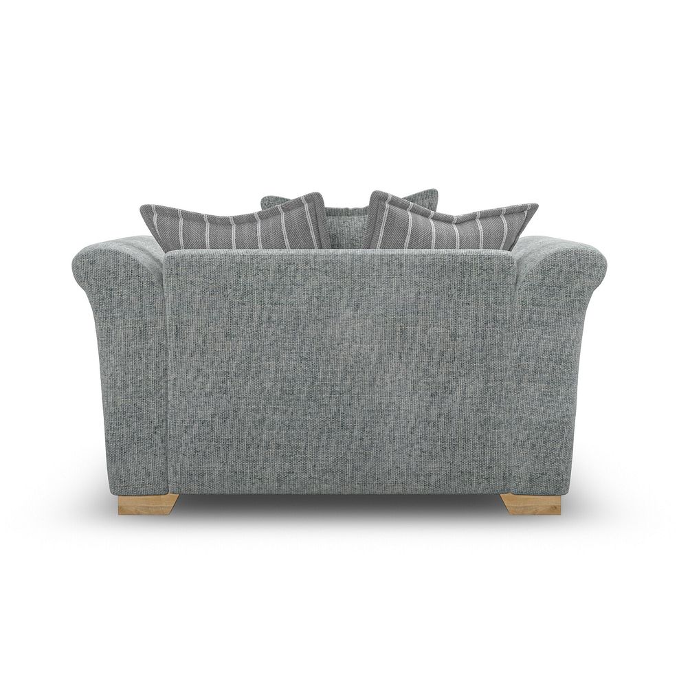 Milldale Pillow Back Loveseat in Milo Pewter Fabric with Grey Scatters 4
