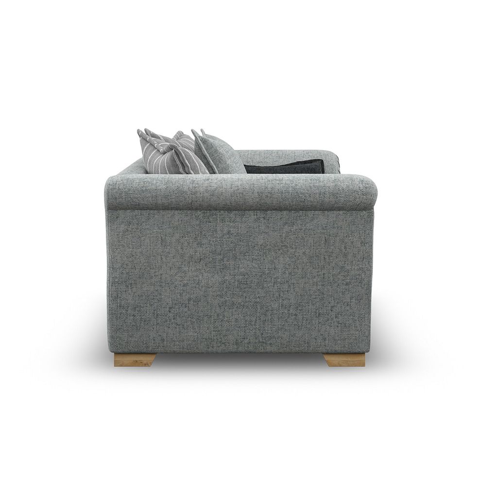 Milldale Pillow Back Loveseat in Milo Pewter Fabric with Grey Scatters 5
