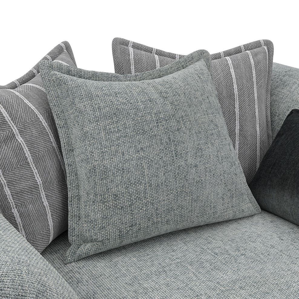 Milldale Pillow Back Loveseat in Milo Pewter Fabric with Grey Scatters 6