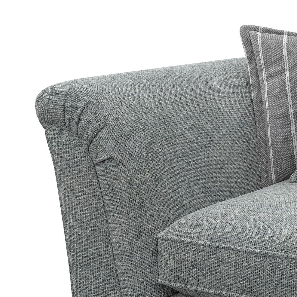 Milldale Pillow Back Loveseat in Milo Pewter Fabric with Grey Scatters 8