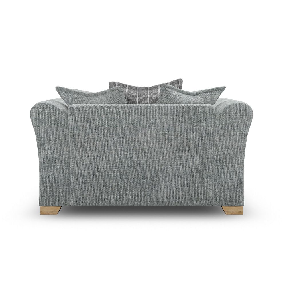 Milldale Pillow Back Loveseat in Milo Pewter Fabric with Grey Scatters 6