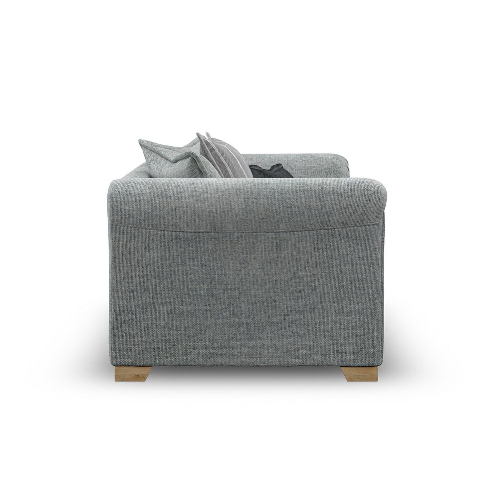 Milldale Pillow Back Loveseat in Milo Pewter Fabric with Grey Scatters 7