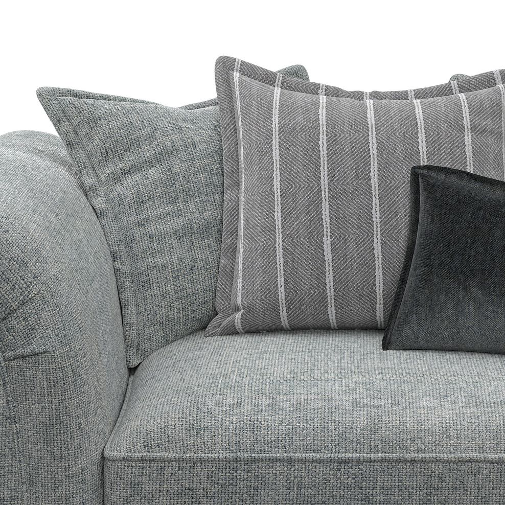 Milldale Pillow Back Loveseat in Milo Pewter Fabric with Grey Scatters 9