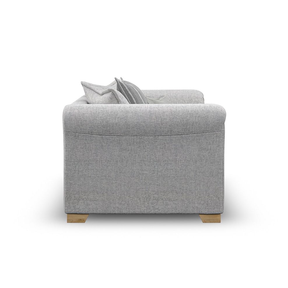 Milldale Pillow Back Loveseat in Milo Silver Fabric with Grey Scatters 7