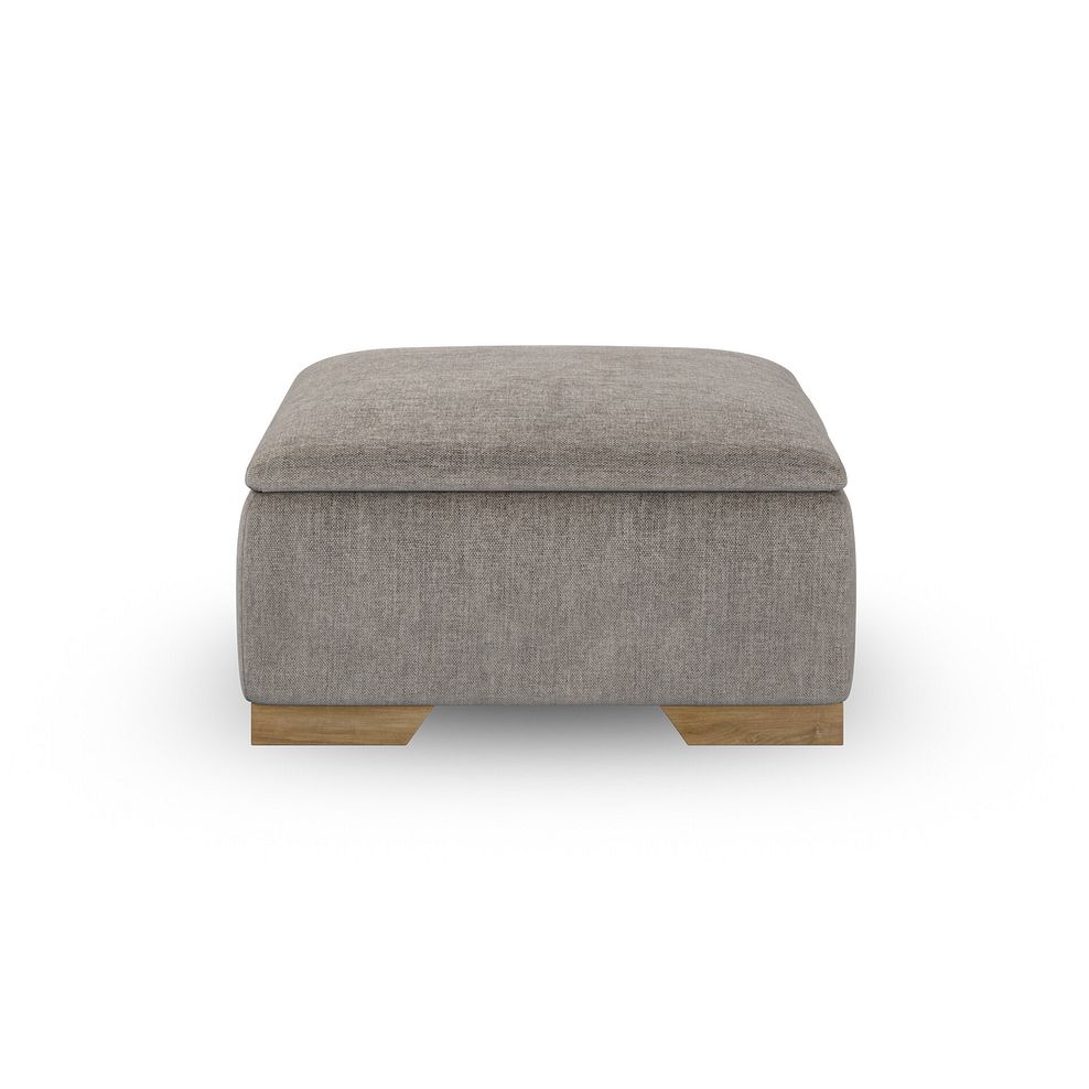Milldale Storage Footstool in Garda Acier Fabric 3