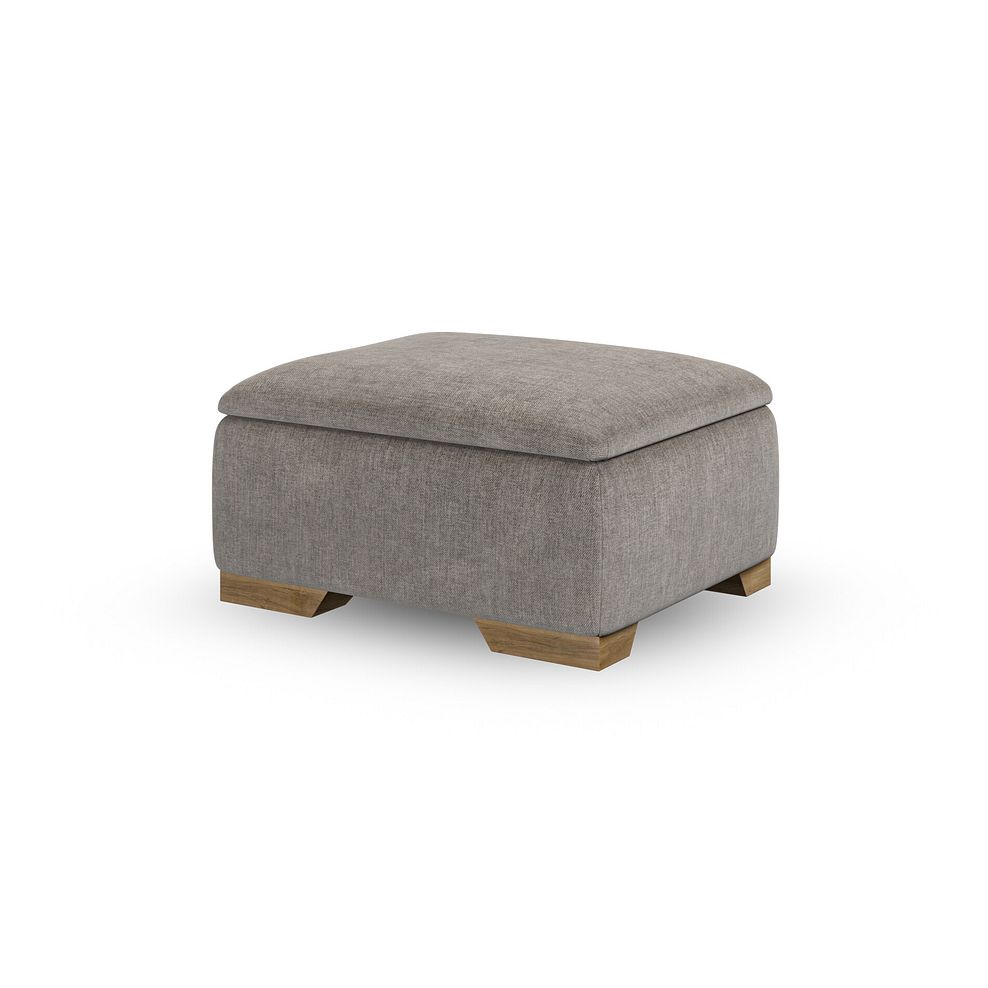Milldale Storage Footstool in Garda Acier Fabric 4