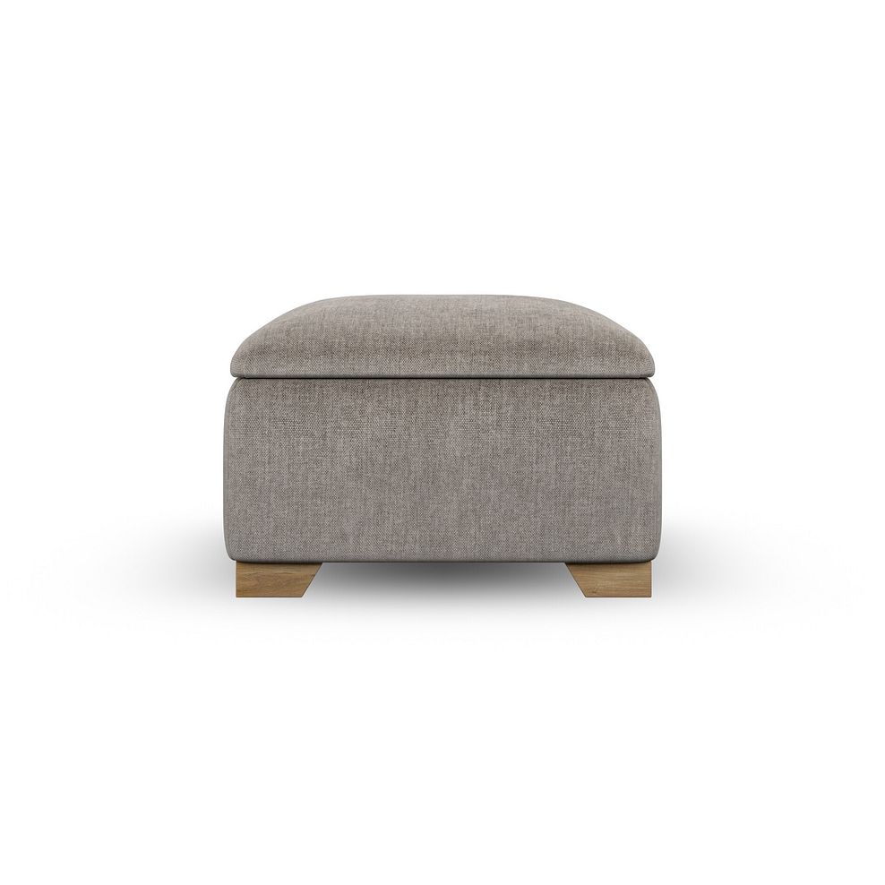 Milldale Storage Footstool in Garda Acier Fabric 5