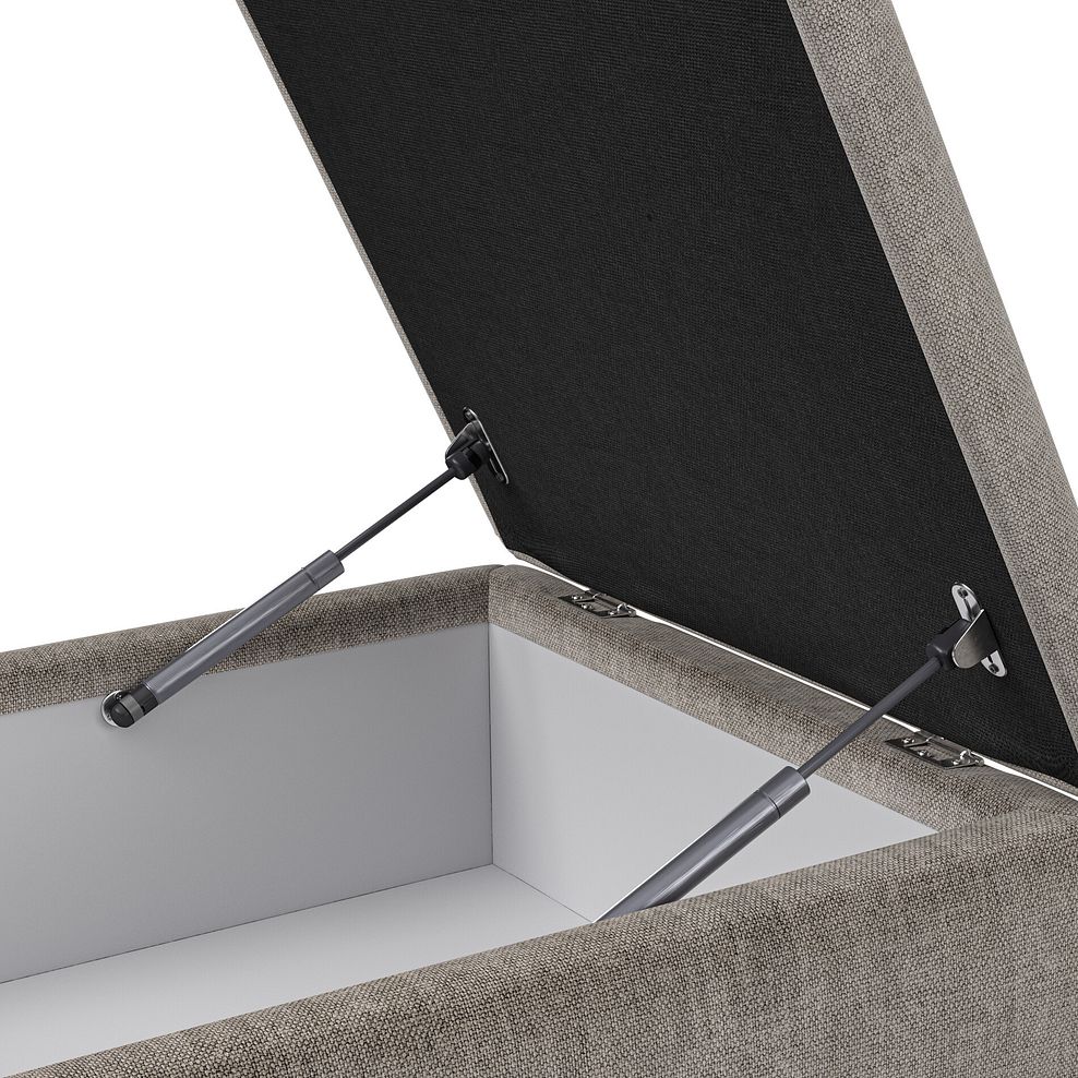 Milldale Storage Footstool in Garda Acier Fabric 13