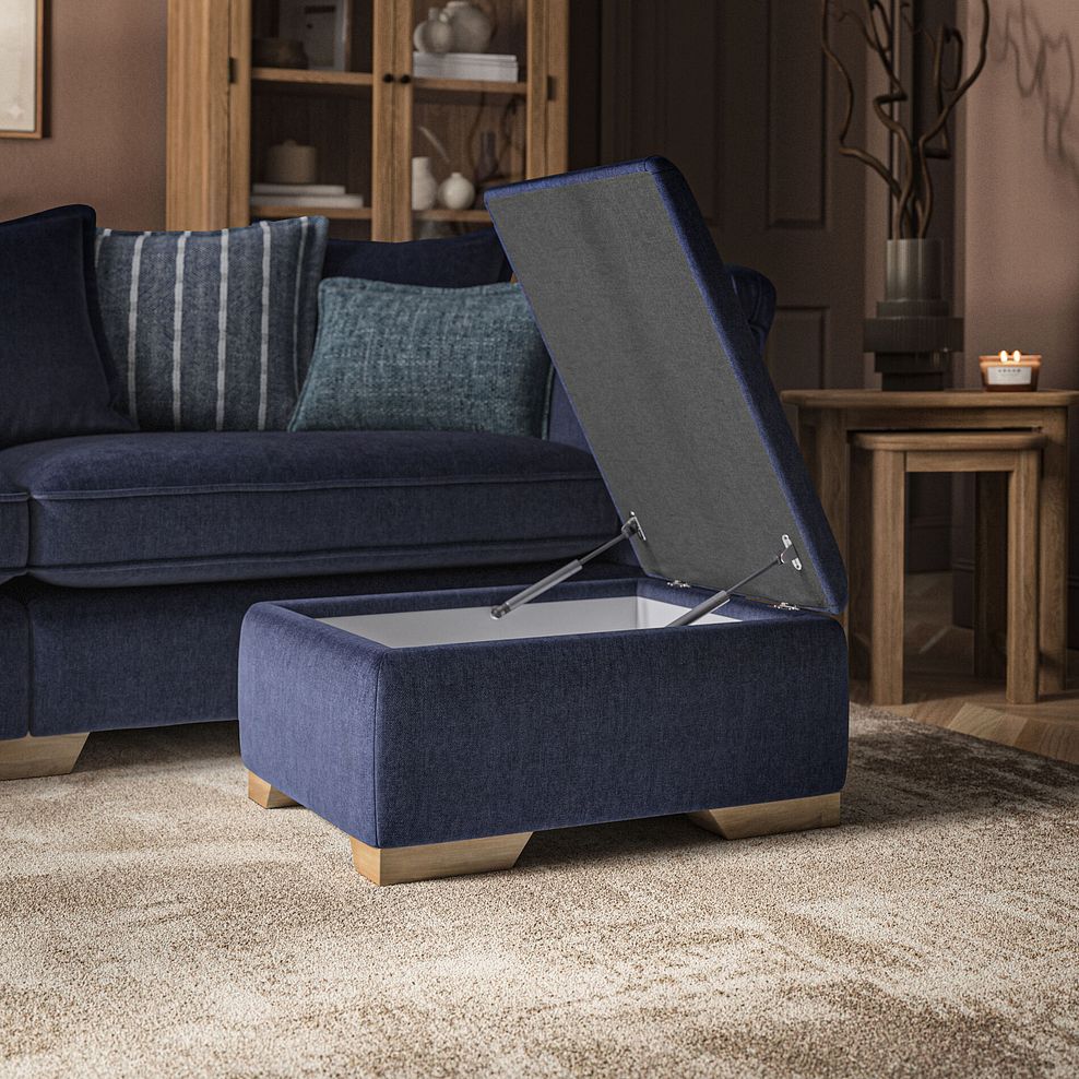 Milldale Storage Footstool in Garda Atomic Fabric 2