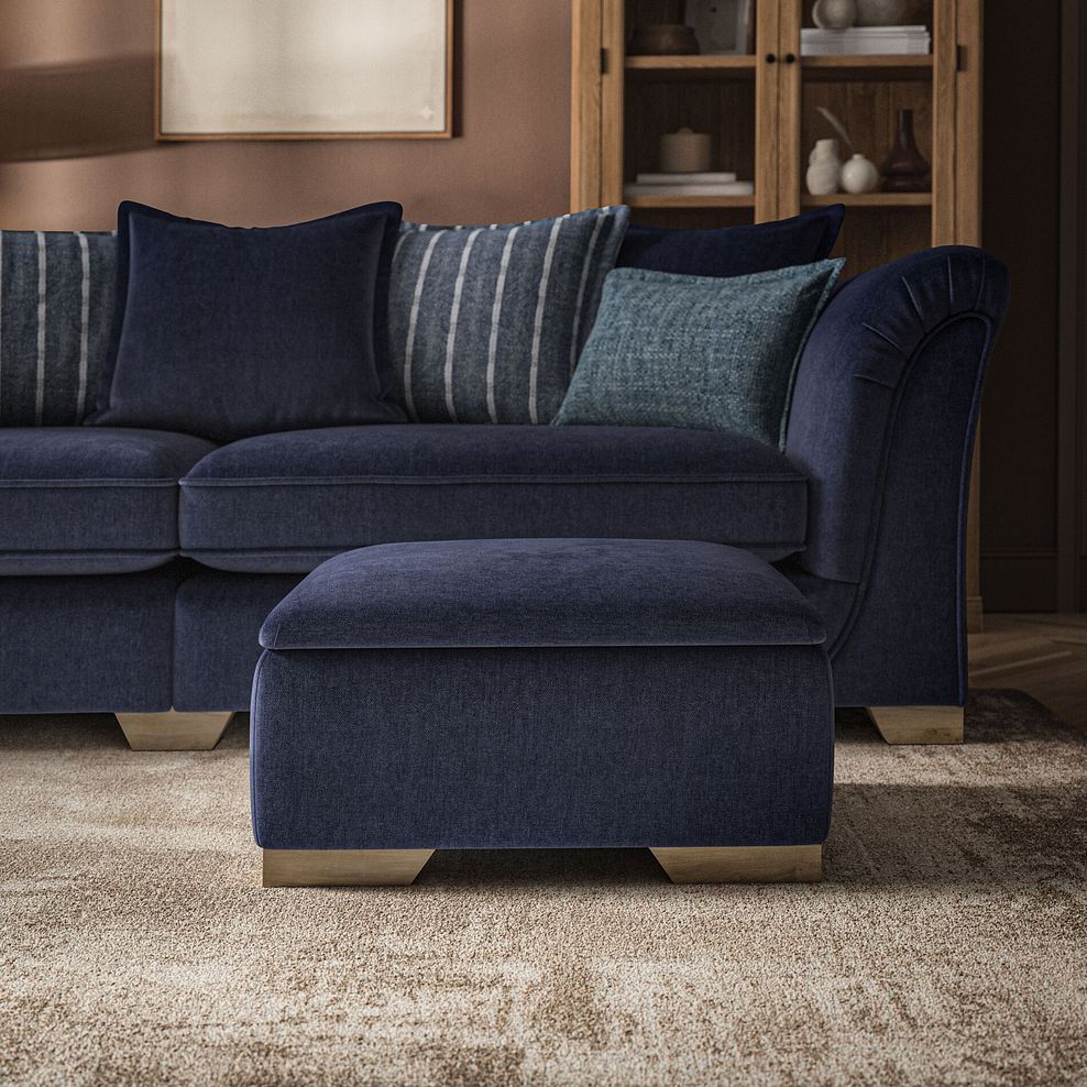Milldale Storage Footstool in Garda Atomic Fabric 3