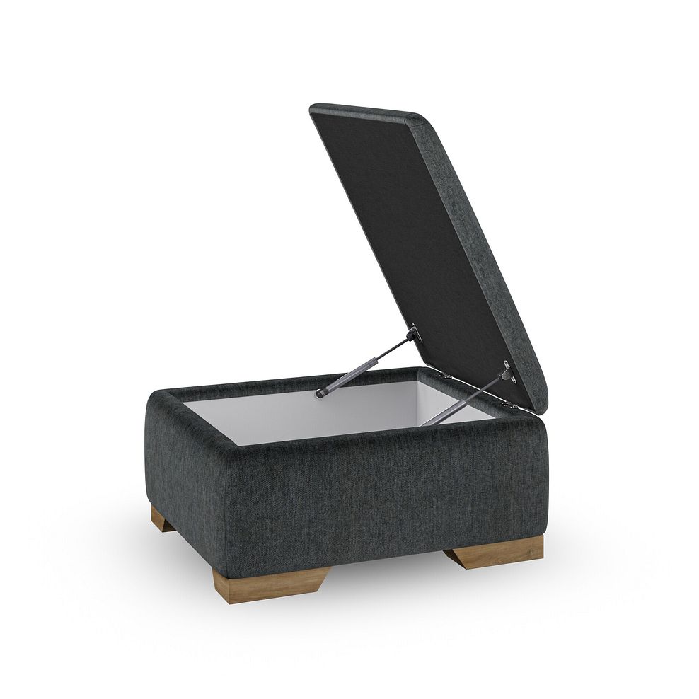 Milldale Storage Footstool in Garda Carbon Fabric 2