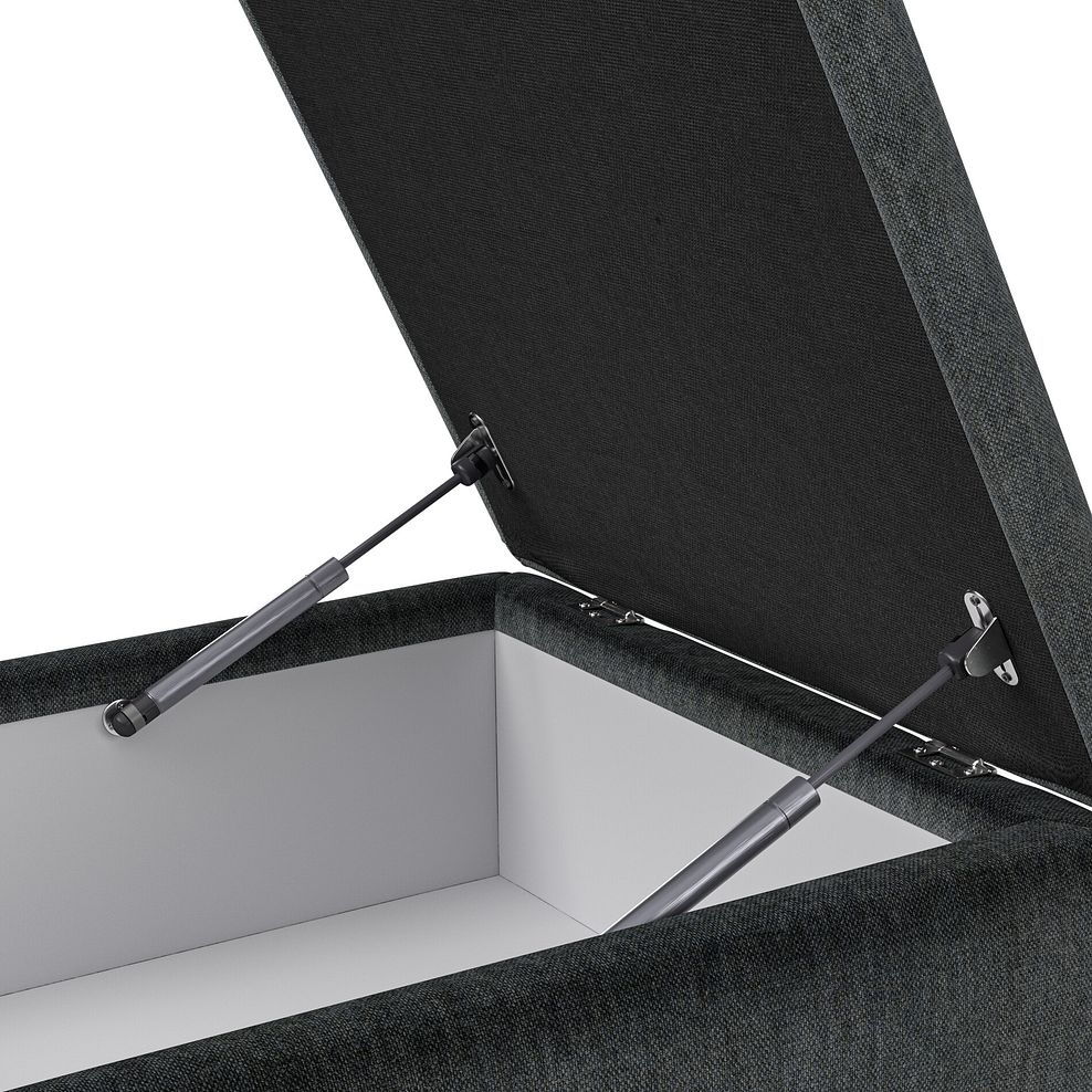 Milldale Storage Footstool in Garda Carbon Fabric 13