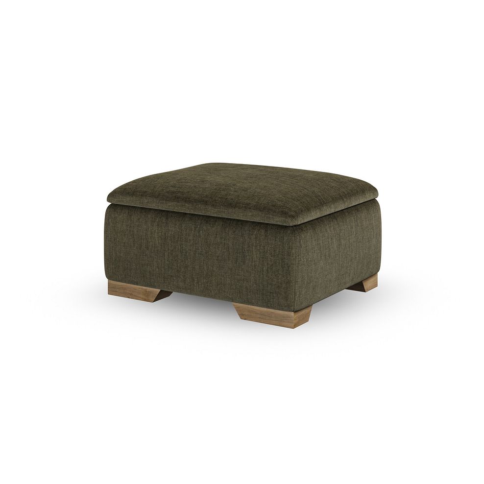 Milldale Storage Footstool in Garda Seaweed Fabric 7