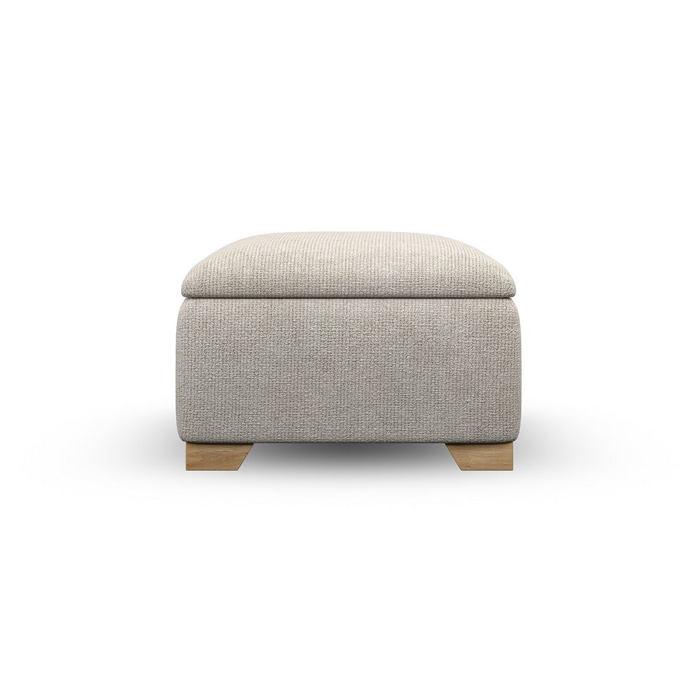 Milldale Storage Footstool in Milo Cream Fabric 5