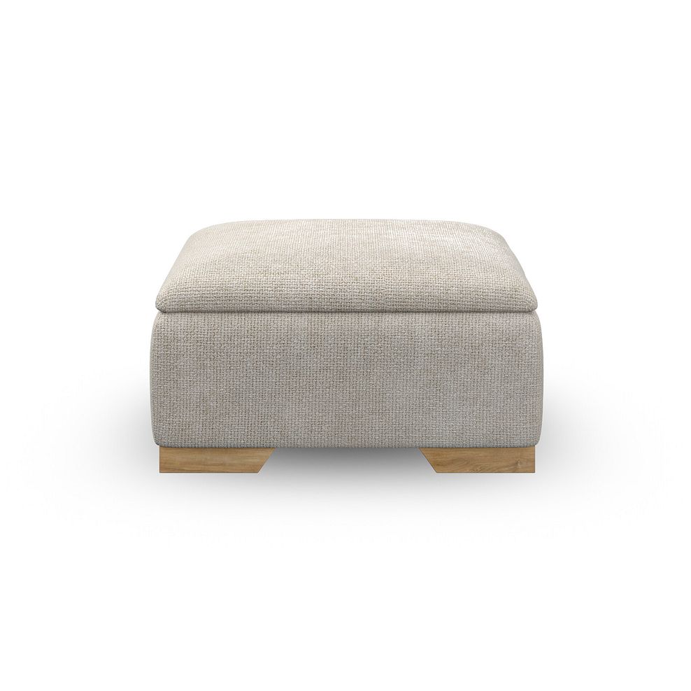 Milldale Storage Footstool in Milo Cream Fabric 6