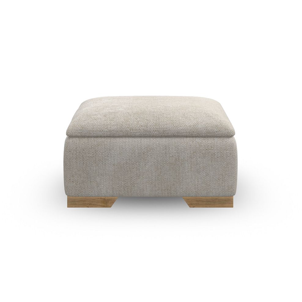 Milldale Storage Footstool in Milo Cream Fabric 8