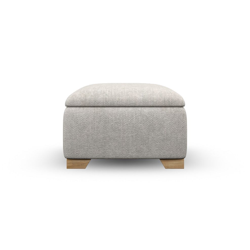 Milldale Storage Footstool in Milo Ivory Fabric 5