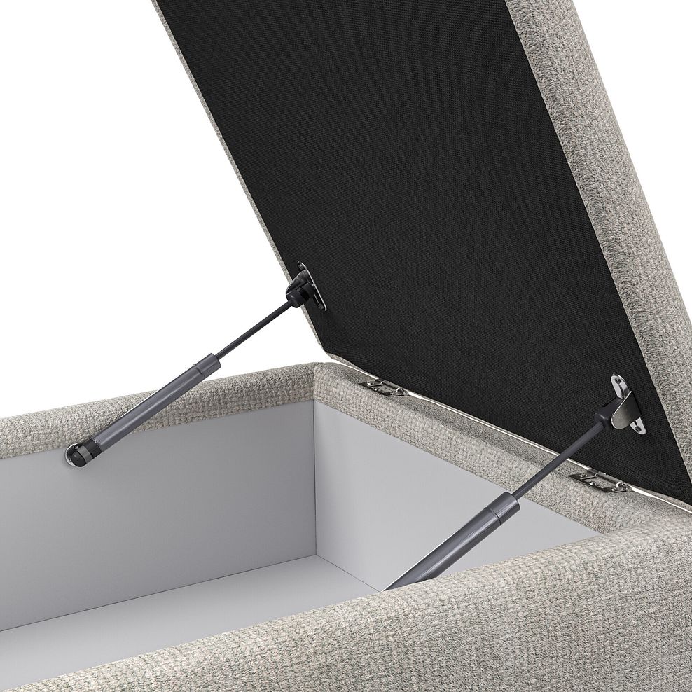 Milldale Storage Footstool in Milo Ivory Fabric 9