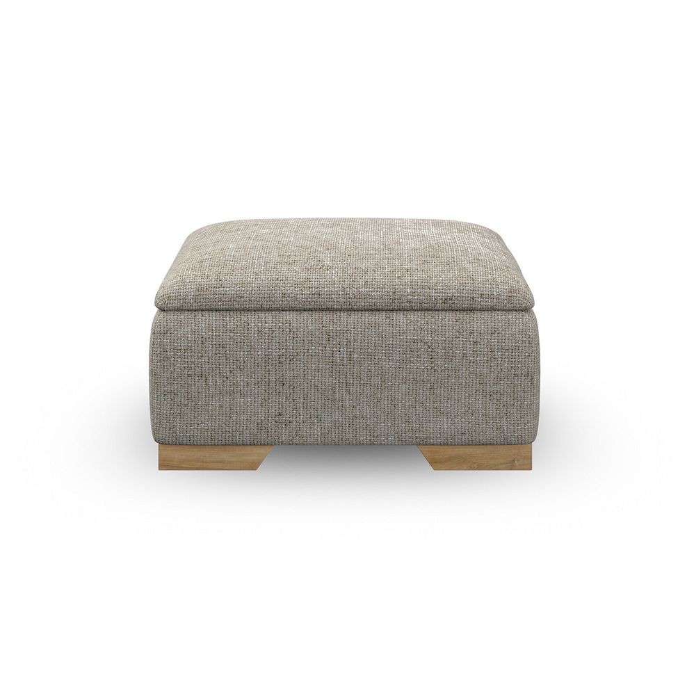 Milldale Storage Footstool in Milo Mink Fabric 3