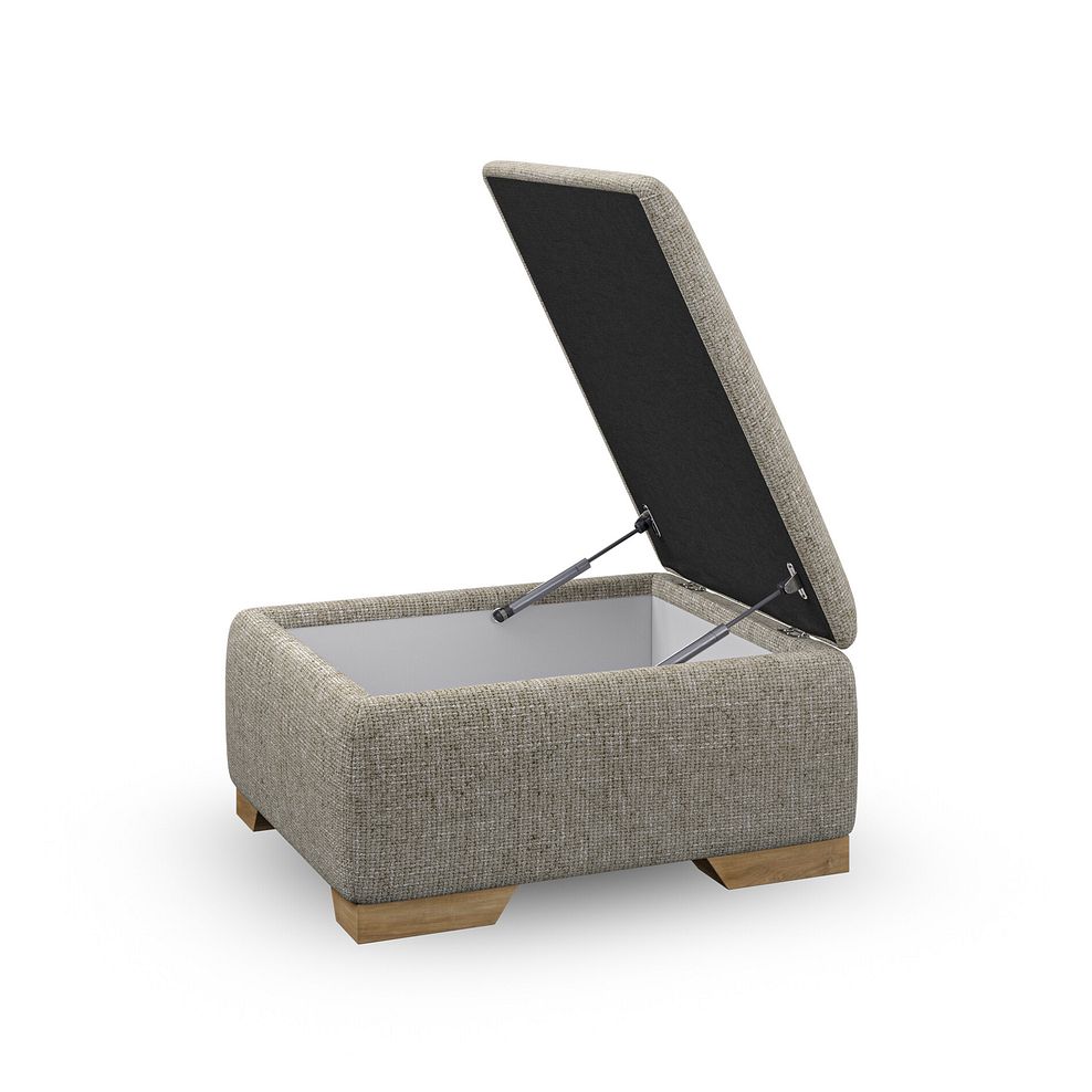 Milldale Storage Footstool in Milo Mink Fabric 5