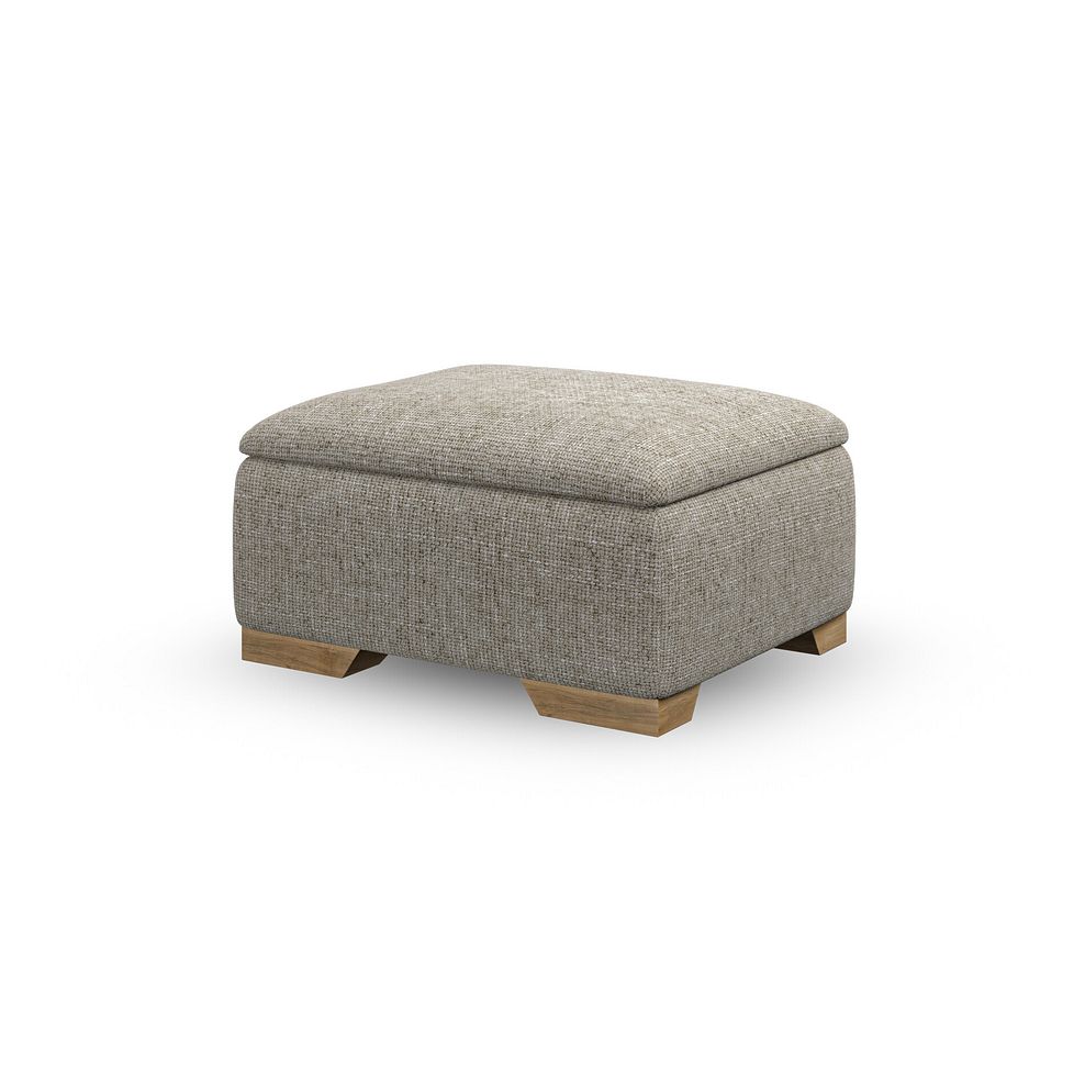 Milldale Storage Footstool in Milo Mink Fabric 7