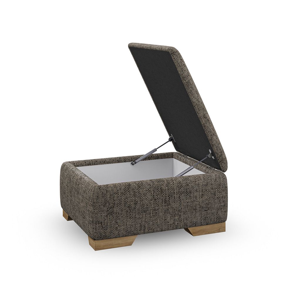 Milldale Storage Footstool in Milo Mocha Fabric 5