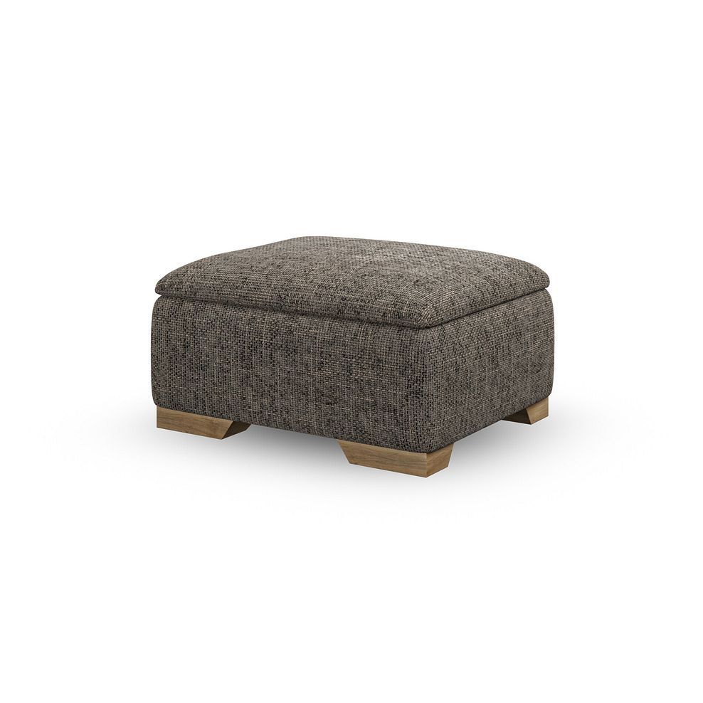Milldale Storage Footstool in Milo Mocha Fabric 7