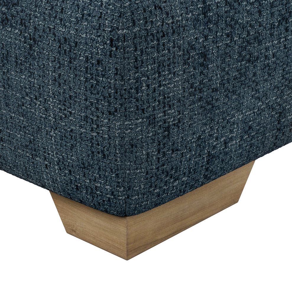 Milldale Storage Footstool in Milo Navy Fabric 6