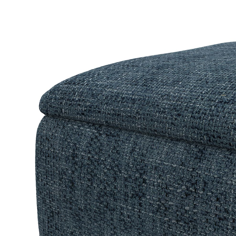 Milldale Storage Footstool in Milo Navy Fabric 12