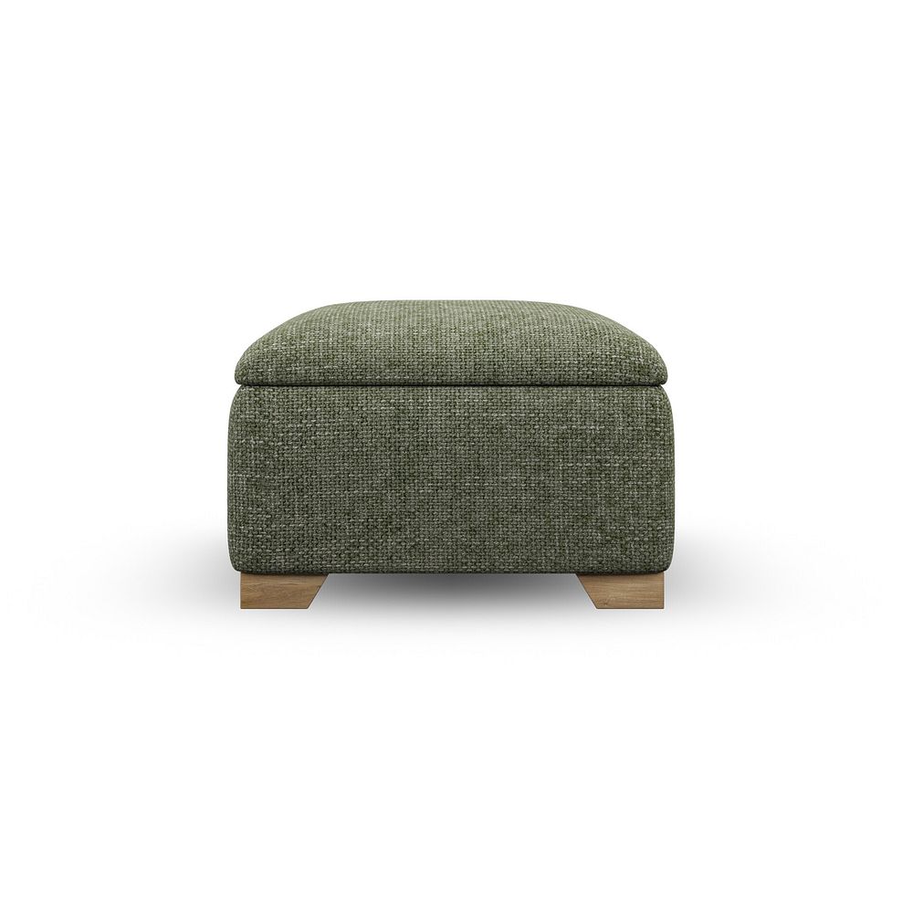 Milldale Storage Footstool in Milo Olive Fabric 5