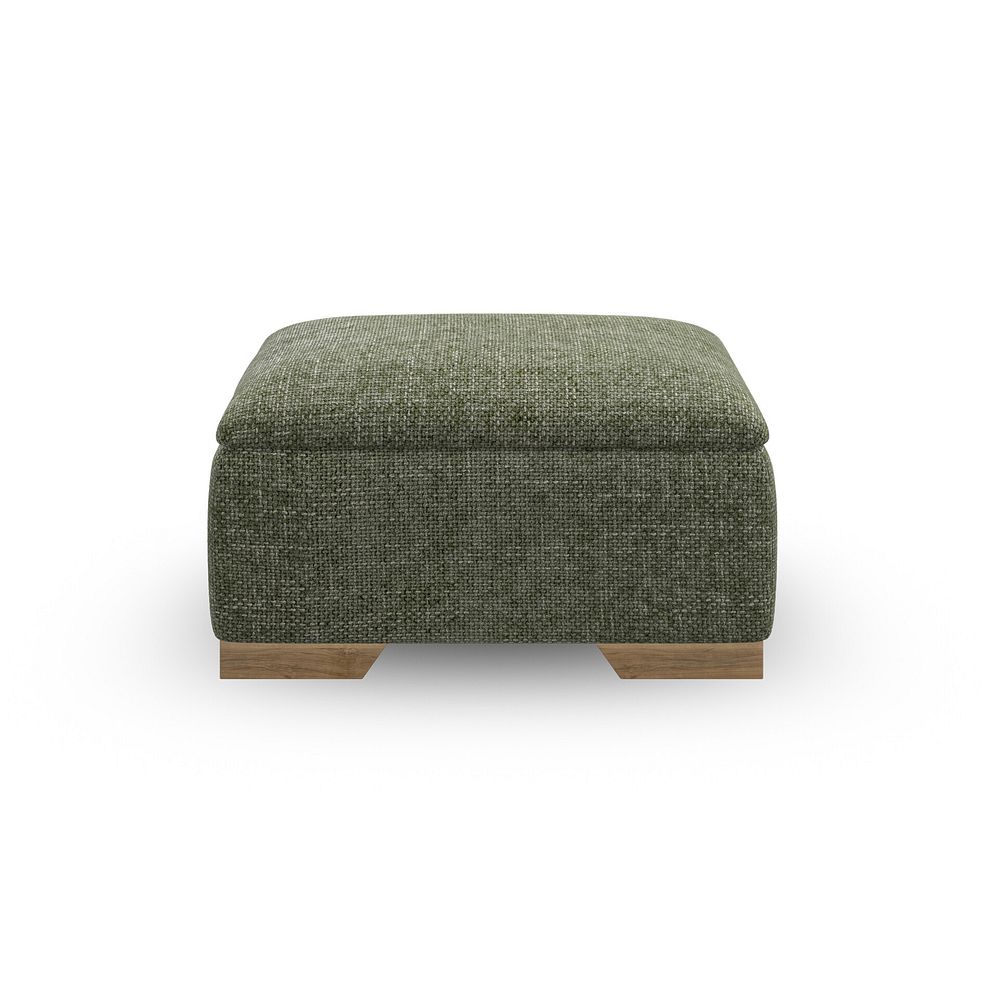 Milldale Storage Footstool in Milo Olive Fabric 8