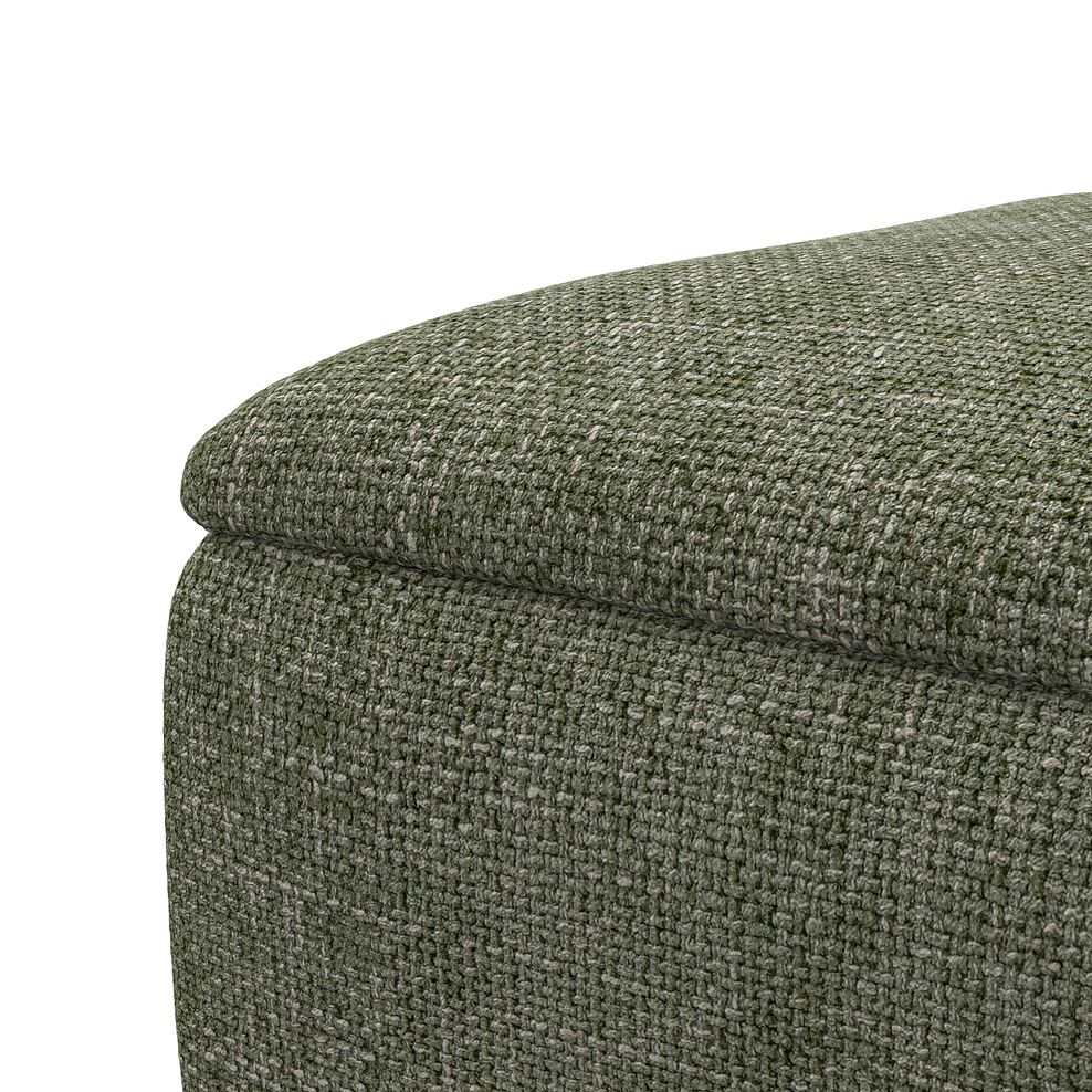 Milldale Storage Footstool in Milo Olive Fabric 12