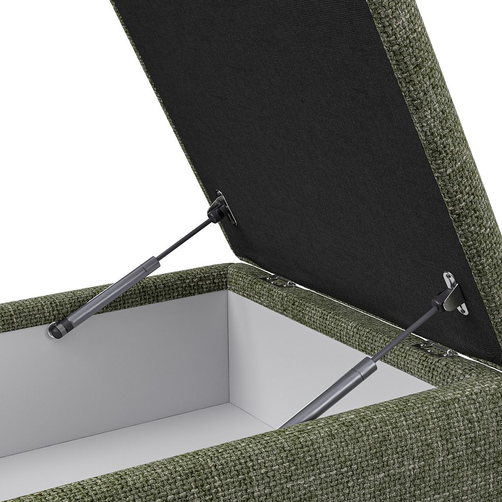 Milldale Storage Footstool in Milo Olive Fabric 13