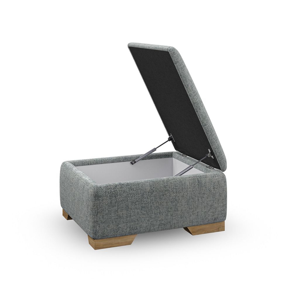 Milldale Storage Footstool in Milo Pewter Fabric 2