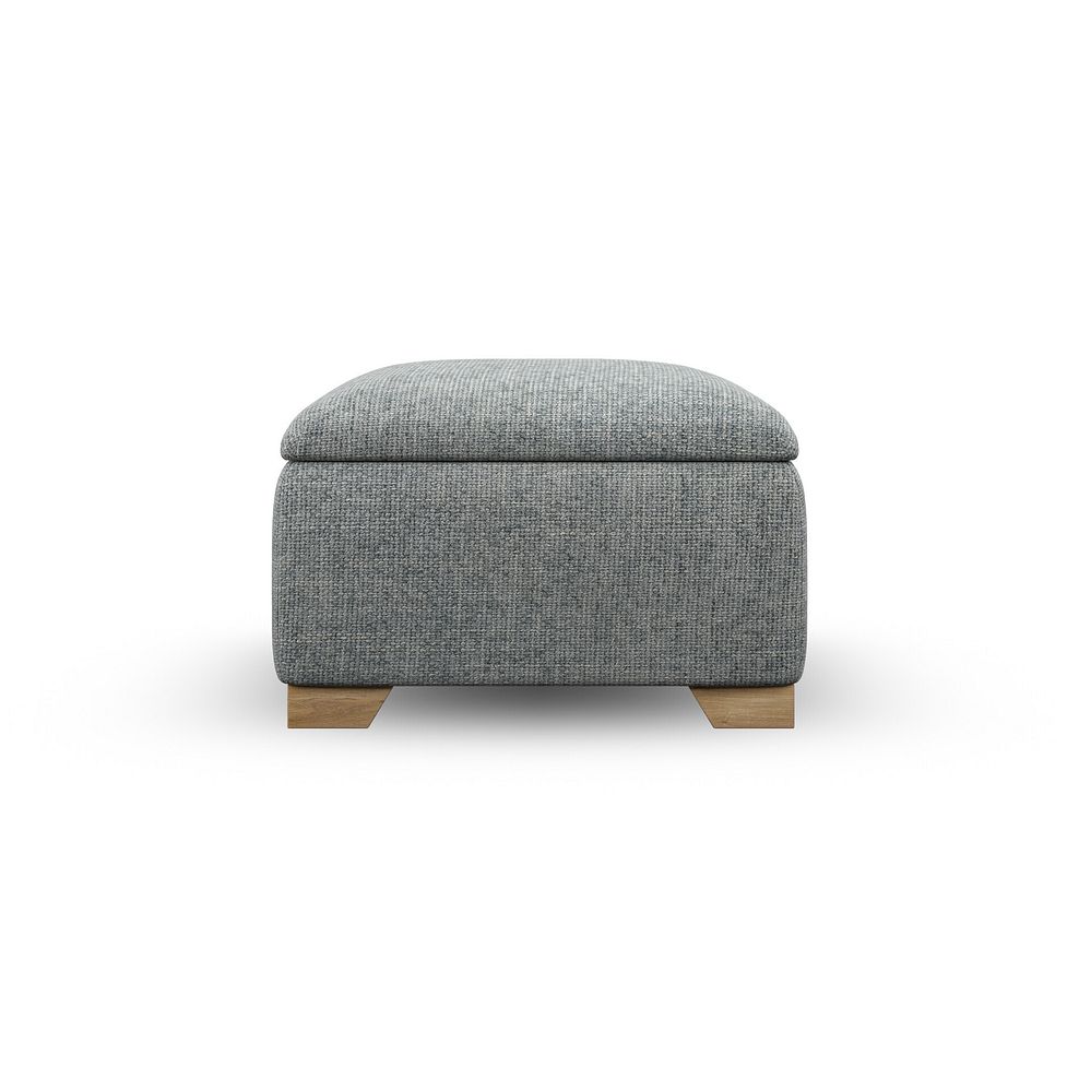 Milldale Storage Footstool in Milo Pewter Fabric 5