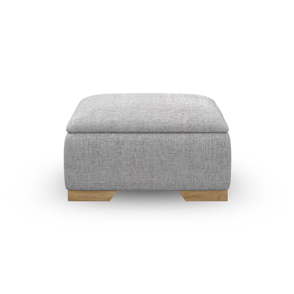 Milldale Storage Footstool in Milo Silver Fabric 3