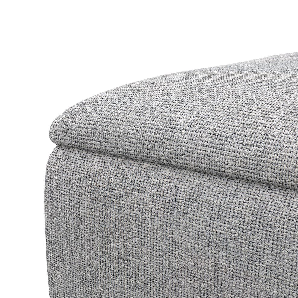 Milldale Storage Footstool in Milo Silver Fabric 8
