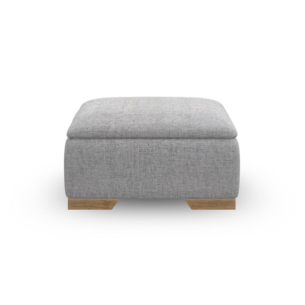 Milldale Storage Footstool in Milo Silver Fabric 8