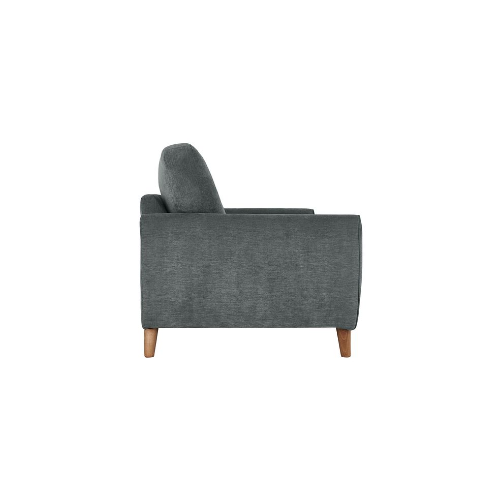 Milner 2 Seater Sofa in Granite Fabric 6