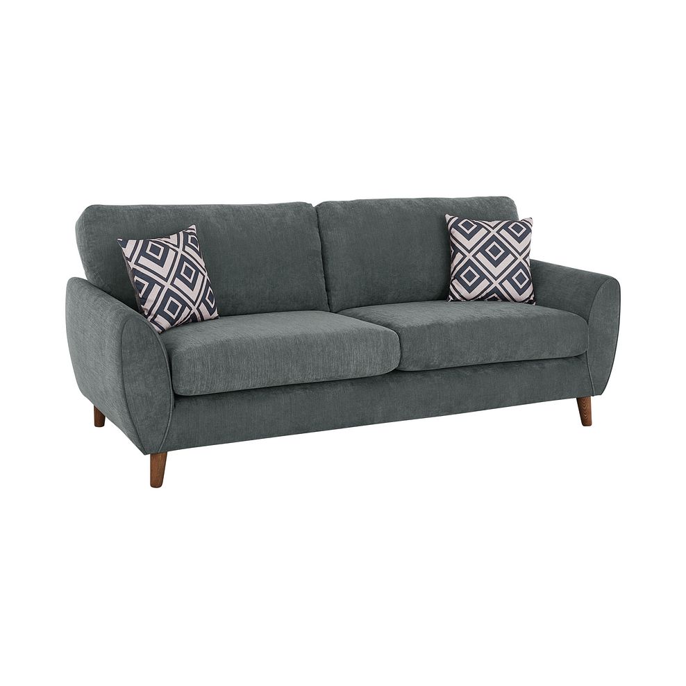 Milner 4 Seater Sofa in Granite Fabric Thumbnail 3