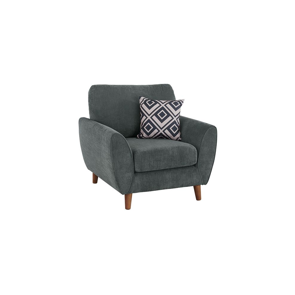 Milner Armchair in Granite Fabric 3