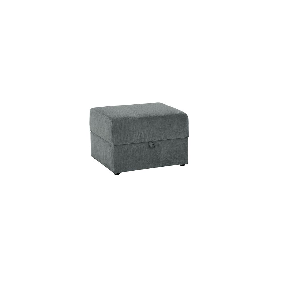 Milner Storage Footstool in Granite Fabric 3