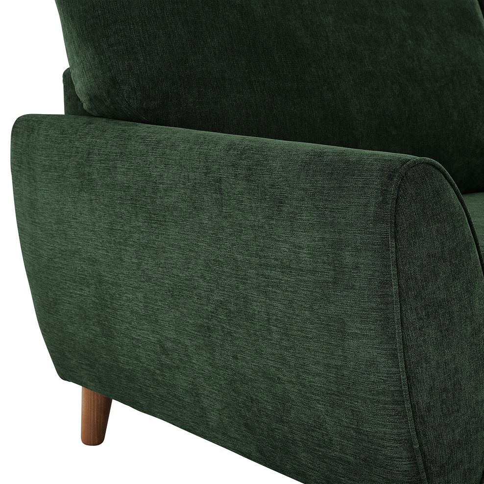 Milner 3 Seater Sofa in Teal Fabric 7