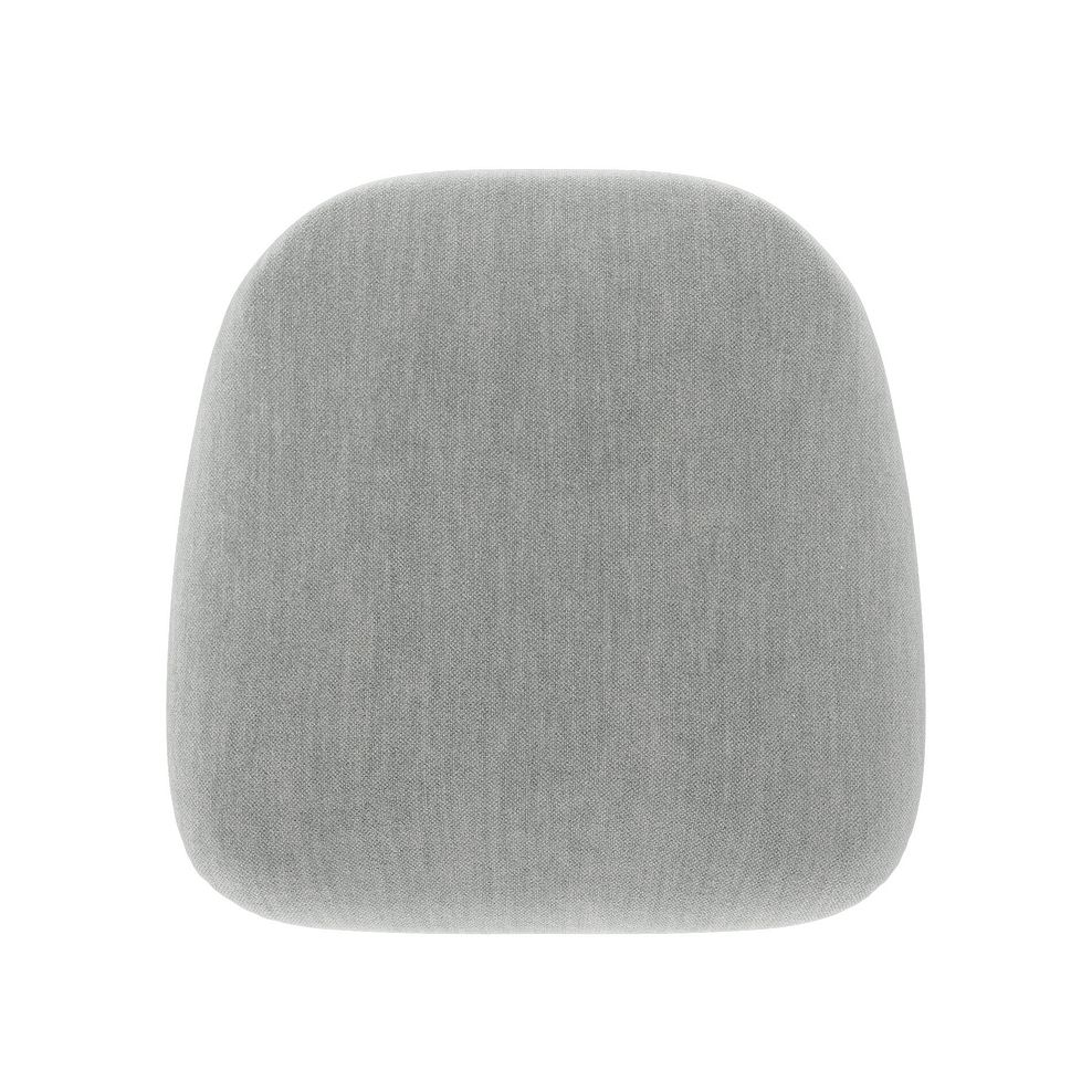 Modern Natural Oak Chair with Verona Grey Fabric Seat 6