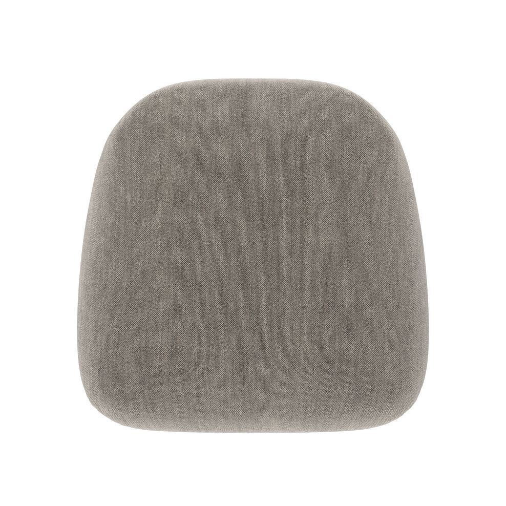 Modern Natural Oak Chair with Verona Mocha Fabric Seat 6