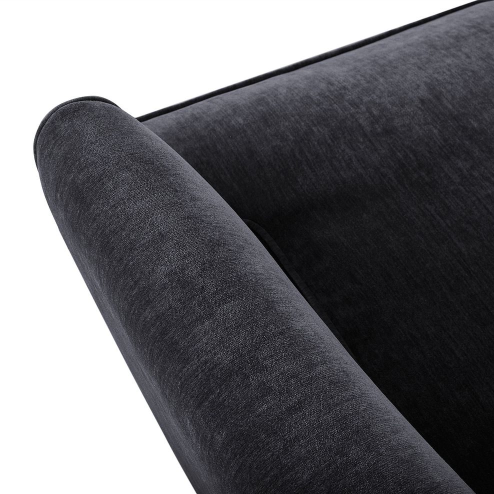 New England Loveseat in Pellier Charcoal fabric 6