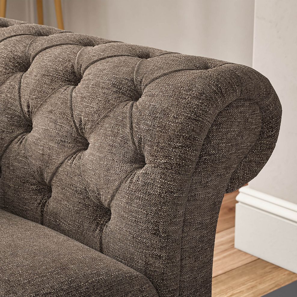 Montgomery 2 Seater Sofa in Arlan Smokestone Fabric 2
