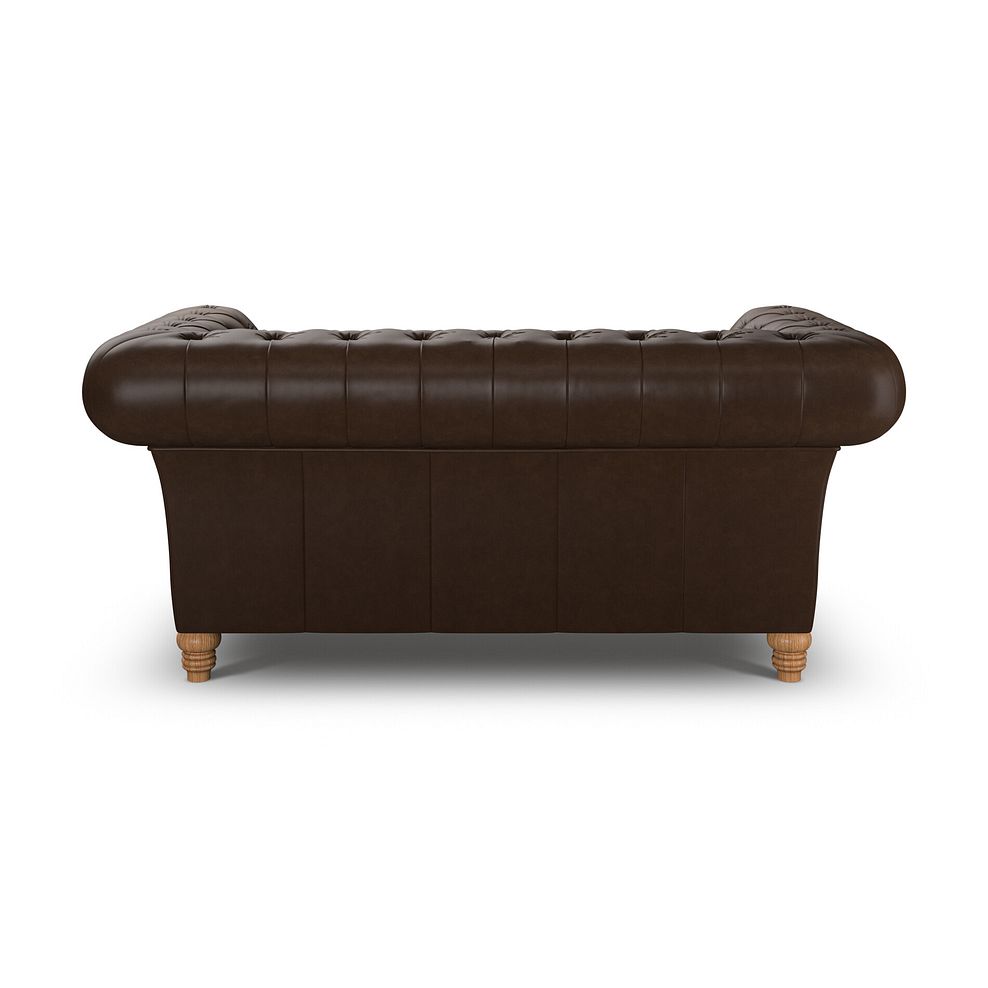 Montgomery 2 Seater Sofa in Dark Brown Leather 4