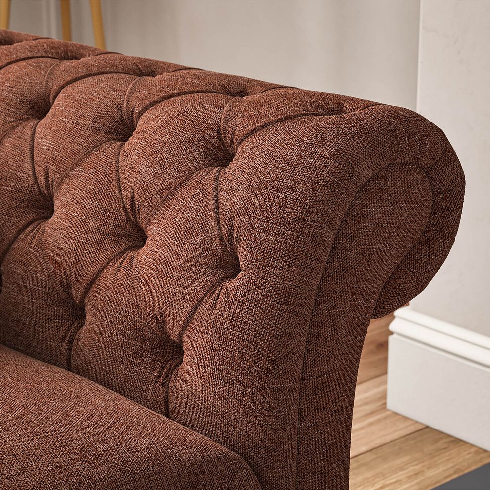 Montgomery 3 Seater Sofa in Arlan Copperwood Fabric 2