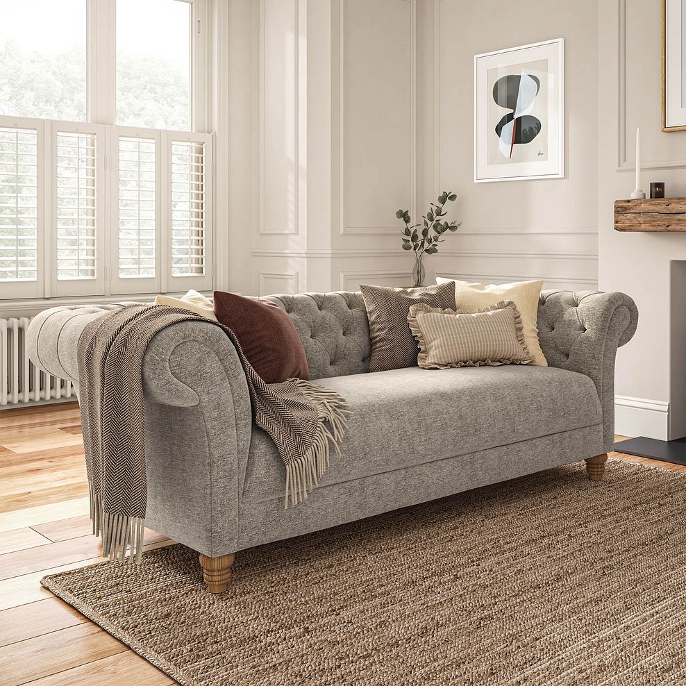 Montgomery 3 Seater Sofa in Arlan Noble Fabric 1